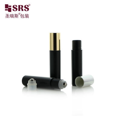 خرید 10 میلی لیتر بطری رولر سیاه یخ زده برای عطر سرم چشم خالی رول روی بطری با فلز رولر بال فروش کارخانه تولید آنلاین