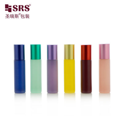 خرید رول شیشه ای روی بطری با توپ فلزی ضد نشت طراحی رنگ سفارشی سازی در دسترس است تولید آنلاین