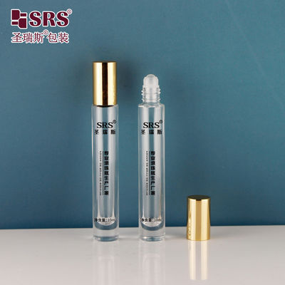 خرید بطری دور شیشه ای شفاف 10 میلی لیتر برای روغن عطر ضروری تولید آنلاین