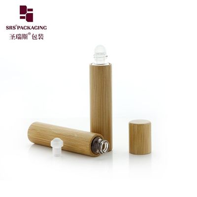 خرید BG(G)-8ML بطری رولر خالی بامبو از شیشه های آروماتروپی برای آمیزش روغن و عطر تولید آنلاین