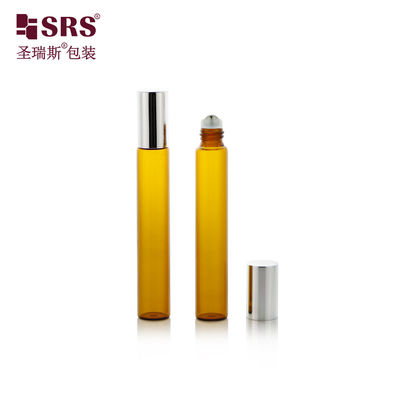 خرید BLP ((S-A) -10ML بطری شیشه ای رولر رنگ زردچوبه خالی برای روغن پوست عطر تولید آنلاین