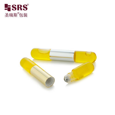 خرید SGB2-5+5ML بطری شیشه ای عطر دو لوله شفاف 15 میلی متر با توپ SS304 تولید آنلاین