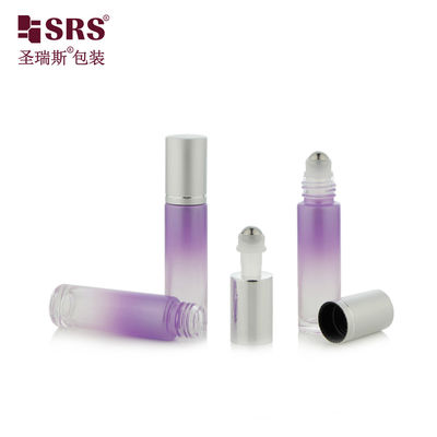 خرید BLPM-10ML سیلندر روغن عطر شیشه ای رولر Applicator بطری با توپ فولادی تولید آنلاین