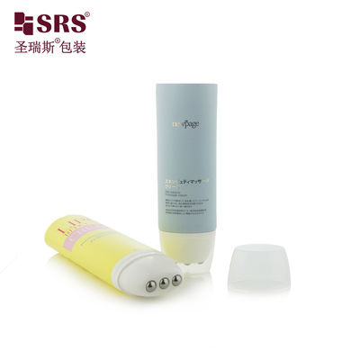 خرید لوله گلوله ای خالی زرد روشن D50mm برای لوازم آرایشی نوع پر کردن دم تولید آنلاین