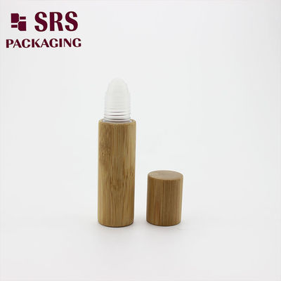 خرید SRS 10ml رولی پلاستیکی بامبو واقعی روی بطری با توپ پلاستیکی تولید آنلاین