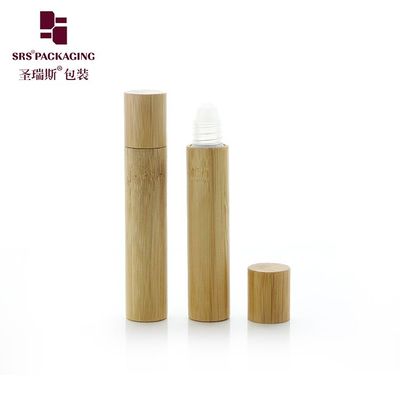 خرید BPP-8ML بطری های پلاستیکی چوبی چوبی طبیعی برای بسته بندی مراقبت های شخصی تولید آنلاین