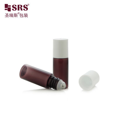 خرید PET18-15ml 20ml PET PCR بطری رولر پلاستیکی سفارشی رنگ بنفش شفاف تولید آنلاین