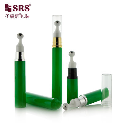 خرید 5ml 10ml 12ml 15ml پلاستیک بدون هوا روی بطری سرم چشم بسته بندی آرایشی تولید آنلاین