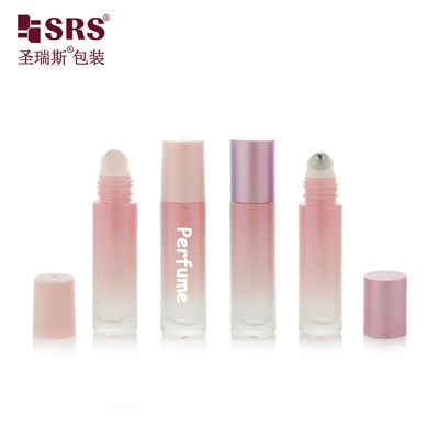خرید BLPM-10ml گلابی خالی رولر توپ فیلاژن ظرف در شکل حلقه ای برای روغن عطر بطری آرایشی با گل رز کوارتز رولر توپ تولید آنلاین