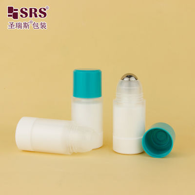 خرید RPPE 50ml Eco Friendly Roll On Container بسته بندی اولیه برای حاوی فرمول ضد عطر مایع با توپ های قیمتی تولید آنلاین