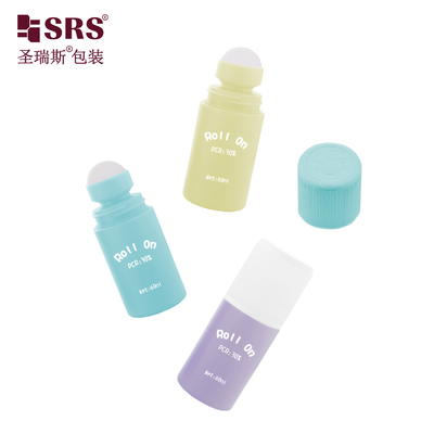 خرید RPPA1-50ml Empty Round Plastic Roller Bottle With CRC Cap For Children Product تولید آنلاین