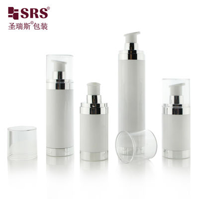 خرید Refillable 15ml 30ml 50ml AS+PP Airless Pump Bottle for Cosmetics تولید آنلاین