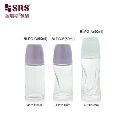 خرید Capacity 50ML 60ML Glass Perfume Roller Bottles for Customization Sample Welcome Query- Needs تولید آنلاین