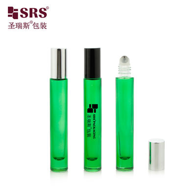 خرید بطری رول بال شیشه ای 10 میلی لیتری با شکل گرد و بدون نشتی برای عطر و روغن ضروری تولید آنلاین