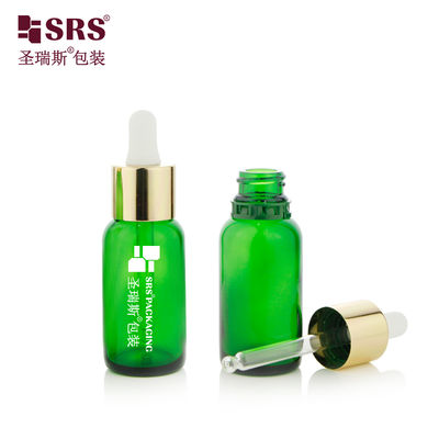 خرید High Quality 30ml 60ml Glass Dropper Bottle with Aluminum Tamper Evident Cap for Essential Oil تولید آنلاین