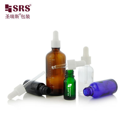خرید Hot Selling 5ml 10ml 15ml 20ml 30ml 50ml 100ml Glass Dropper Bottle for Skincare Essential Oil تولید آنلاین