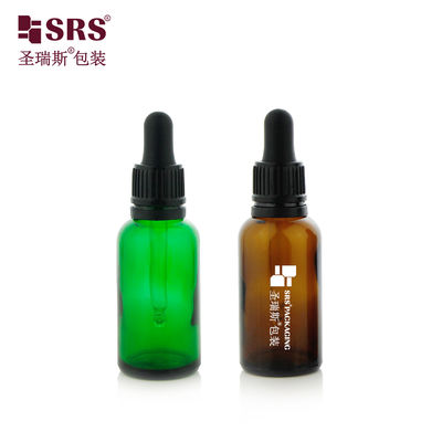 خرید 5ml 10ml 15ml 20ml 30ml 50ml بطری قطره ای شیشه ای 100ml برای روغن ضروری مراقبت از پوست با ضد دستکاری تولید آنلاین