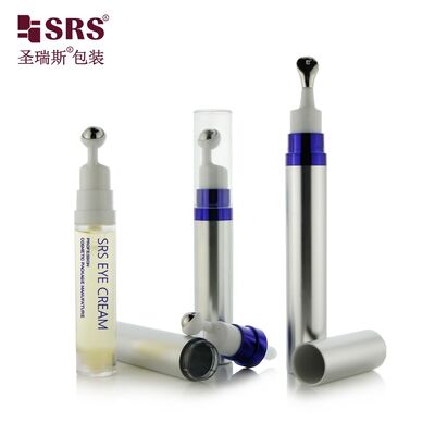 خرید بطری بدون هوای SRS 8ML 10ML 15ML، بطری رول آن، با کیفیت بالا، فروش داغ، ظرف ماساژ کرم دور چشم تولید آنلاین