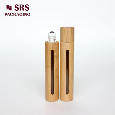 خرید SRS رنگ طبیعی بامبو 10 میلی لیتر شیشه ای روی بطری برای روغن ضروری تولید آنلاین