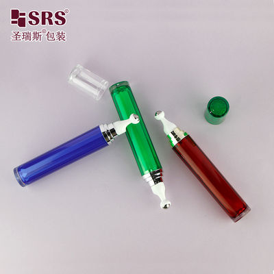 کرم چشم لوازم آرایشی رول آکریلیک خالی روی بطری 15ml / 20ml با توپ SS