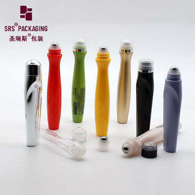 SRS8447-15ML فرسوده سیاه PETG رول روی بطری سفارشی برای سرم چشم