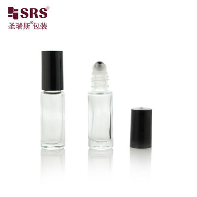 بطری رولر شیشه ای دیواری قابل تنظیم برای جوهر مراقبت از پوست 4ml-10ml ظرفیت