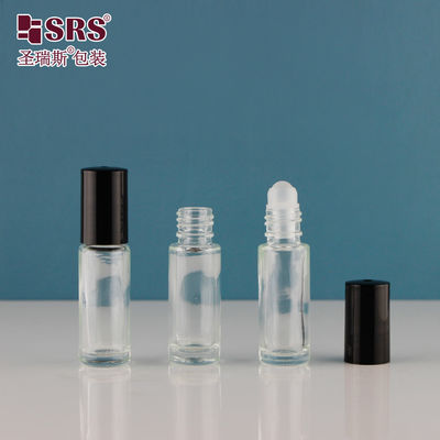بطری های رولر شیشه ای دیواری سفارشی 4ml 5ml 8ml 10ml برای مراقبت از پوست و عطر