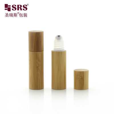 BPP ((S) 5ML روغن مخلوط بطری رول خالی با بامبو بیرونی Pp داخل توپ SS
