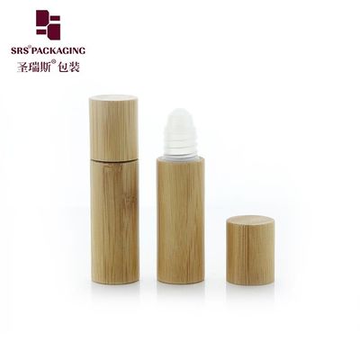 BPP ((P) -5ML آب سرم چشم بطری رولر خالی با گلوله بامبو شیل PP