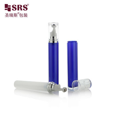 LR001-15/20ML بطری رولر آکریلیک آبی اسپری رنگ با شلوار نقره ای درخشان