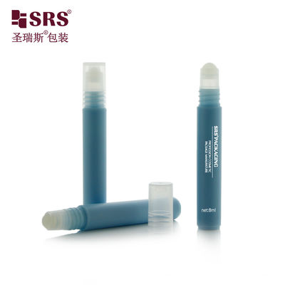 RPPH-8ML فابریک مخزن لوله آبی درخشان یخ زده با استفاده از رولر بال پلاستیکی برای بسته بندی ژل آرام کننده