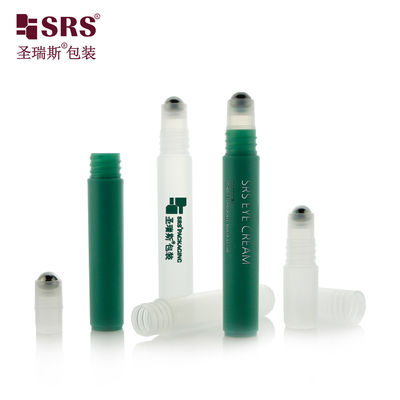 RPPH-5ML 8ML تولید چین شیشه شفاف با رنگ پاستل برای لوازم آرایشی لوله با توپ رولر برای خنک کننده