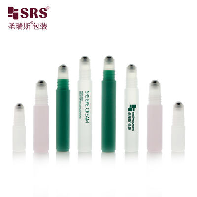 RPPH-8ML بطری باریک شکل بلند رنگ سبز قرمز سفارشی با توپ رولر فولادی با قفل پیچ برای بعد از گاز