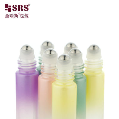 BLPM-10ml شکل گرد شیشه خالی رول روی بطری برای عطر روغن ضروری