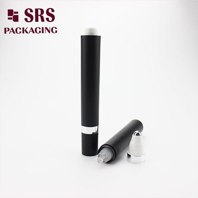 SRS 15ml کرم چشم مات سیاه بطری رولر بدون هوا