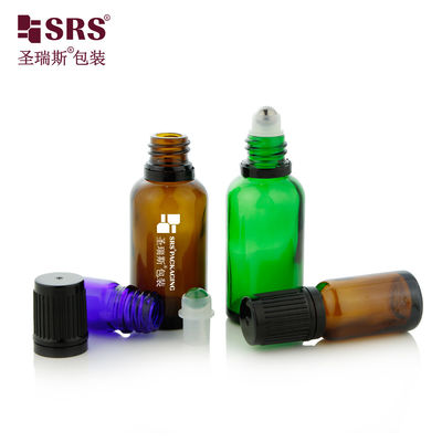 BLPF-30ML مخزن خالی گلوله ی رولری شیشه ای روغن ضروری با کاپ ضد دستکاری