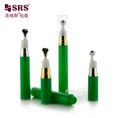 A0031 پلاستیک بدون هوا به عنوان لوشن پمپ 5ml 10ml 15ml رول روی بطری به عنوان بطری بدون هوا برای کرم چشم بسته بندی بطری بدون هوا