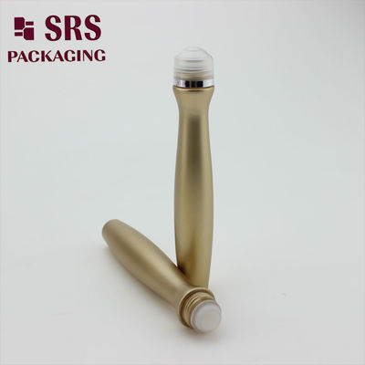 SRS بسته بندی خالی پلاستیکی رنگ طلایی 15ml عطر رول روی بطری