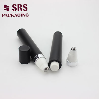 SRS 15 میلی لیتر کرم چشم سیاه مات مشکی بدون هوا روی بطری