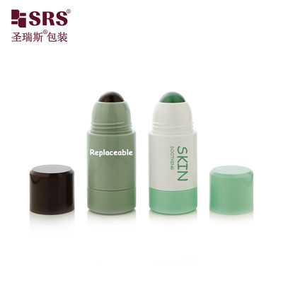 RPPE 50ml محیط زیست دوستانه رول روی ظرف بسته بندی اولیه برای حاوی فرمول ضد عطر مایع با توپ های قیمتی
