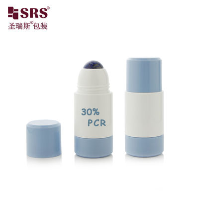RPPE 50ml حجم بزرگ بطری رولر پلاستیکی با انرژی طبیعی گلوله رولر سنگ قیمتی برای ماساژ