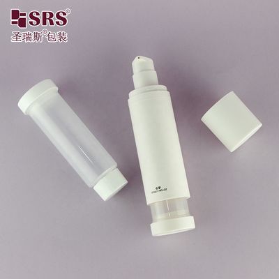 Refillable Airless Pump Bottle PP Plastic 30ml 50ml 100ml Cosmetic Packaging