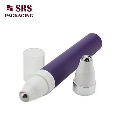 SRS 15ml کرم چشم بدون هوا با رنگ بنفش روی بطری با گلوله فولادی
