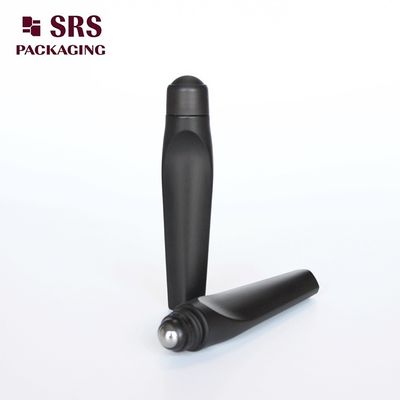 SRS لوکس پلاستیکی رول روی بطری مات سیاه رنگ 12 میلی لیتر برای کرم چشم