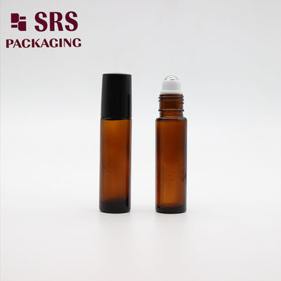 SRS شیشه خالی رول روی بطری عطر رنگ زرد 10 میلی لیتر