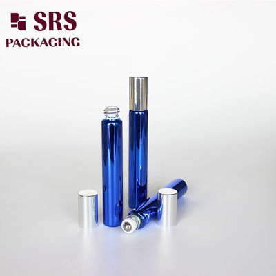 SRS کاسمیتک 10 میلی لیتر شیشه ای خالی آبی روی بطری سرم
