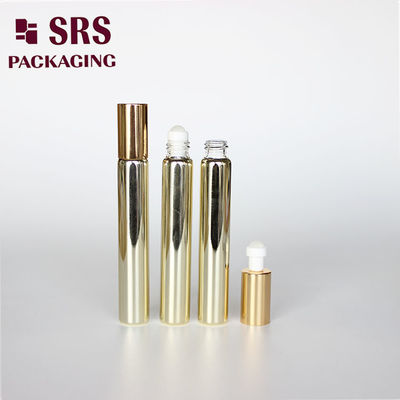 بطری عطر شیشه ای 10 میلی لیتر با گلوله شیشه ای