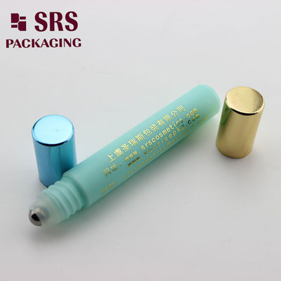 SRS بطری کوسمیتیک خالی 8 میلی لیتر رنگ آبی پلاستیکی کرم چشم