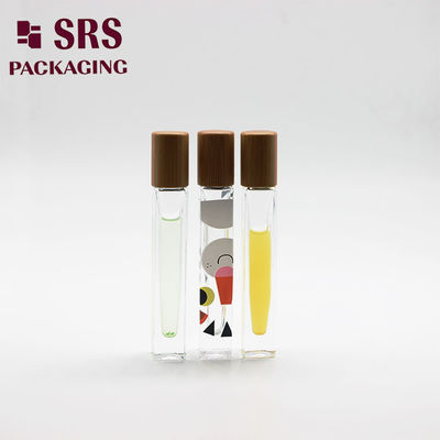 SRS شیشه خالی سفارشی رول روی بطری 10 میلی لیتر با دیوار ضخیم شکل مربع
