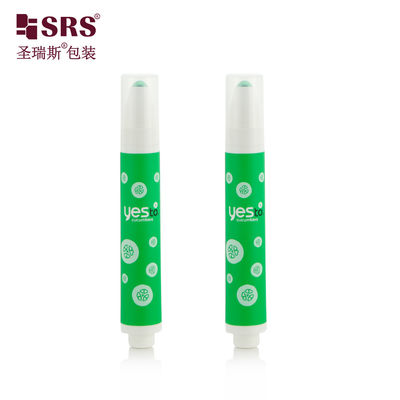 AY-15ML کرم چشم روی بطری با برچسب سبز پمپ بدون هوا